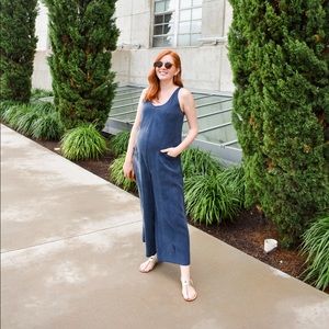 Hatch Indigo Silk Romper — SZ 3